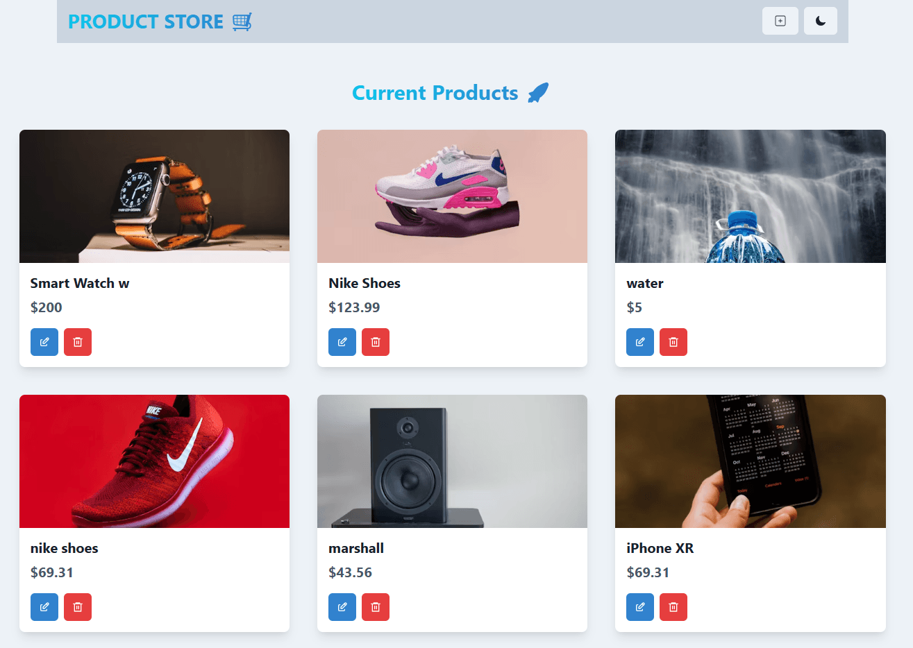 Product Store